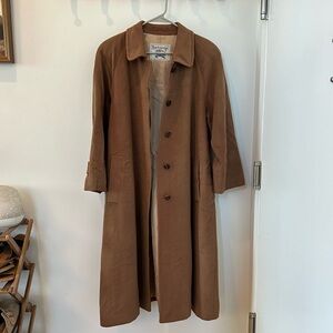 Burberry Long Tan Overcoat